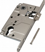 Картинка B01025.50.34 Замок межкомнатный AGB под цилиндрический механизм (матовый хром)